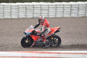 Michele Pirro, Ducati team runs wide