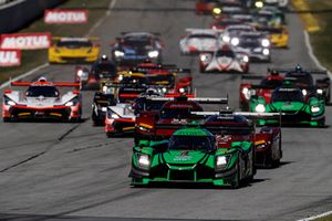 Start zum Petit Le Mans 2018: #22 Tequila Patron ESM Nissan DPi, P: Pipo Derani, Johannes van Overbeek, Timo Bernhard, führt