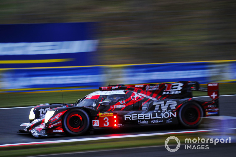 #3 Rebellion Racing Rebellion R-13: Mathias Beche, Gustavo Menezes, Thomas Laurent