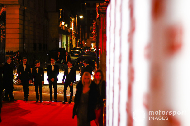 McLaren Autosport BRDC Award nominees Jamie Caroline, Tom Gamble, Max Fewtrell and Kiern Jewiss