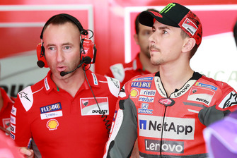 Jorge Lorenzo, Ducati Team, mit Cristian Gabbarini