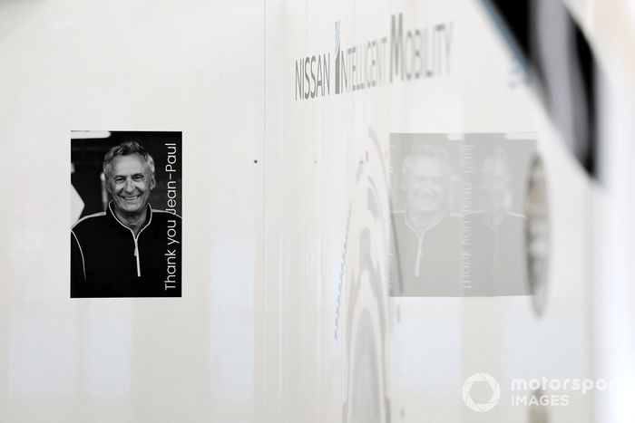 Jean-Paul Driot memorial in Nissan e.Dams 