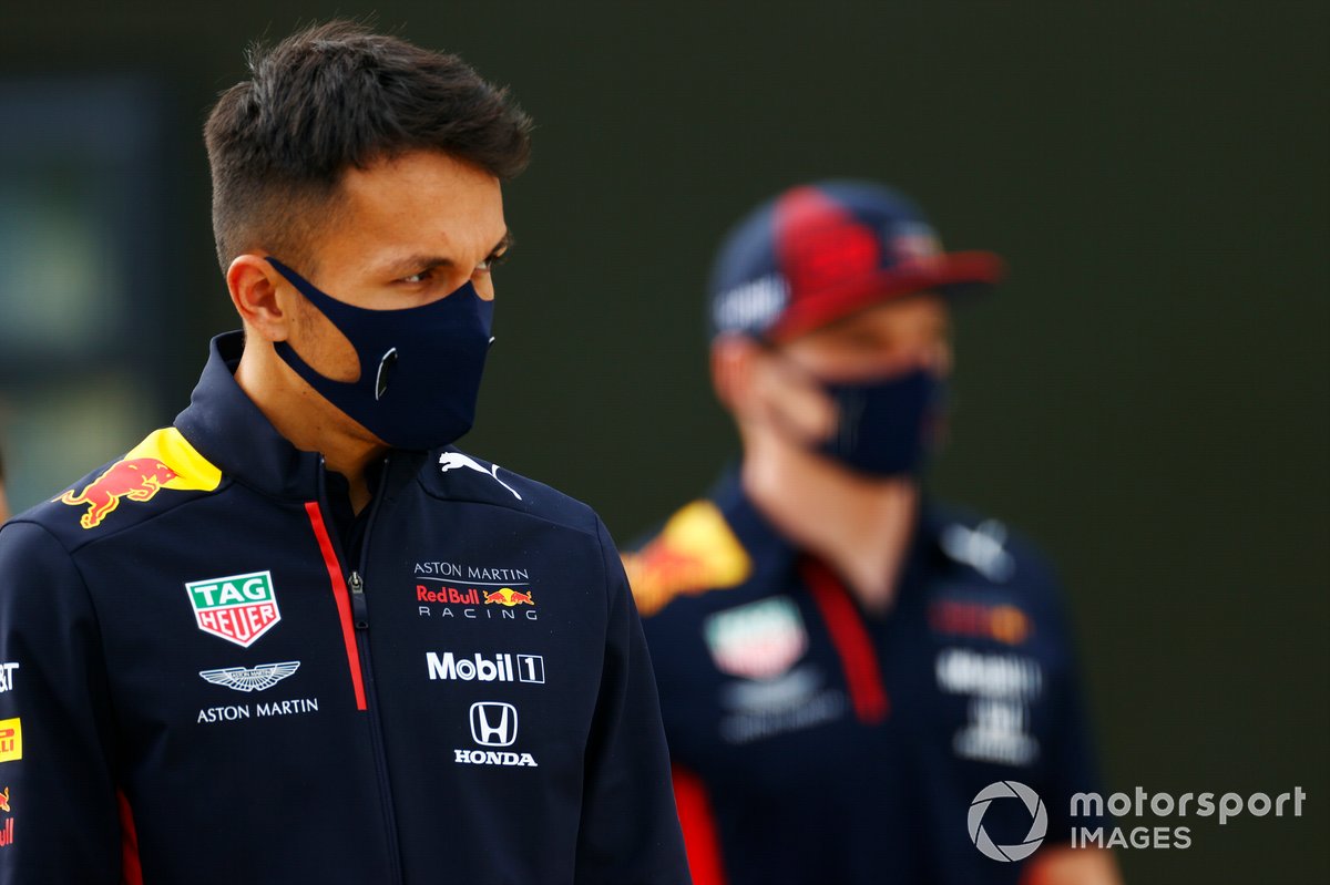 Alex Albon, Red Bull Racing, Max Verstappen, Red Bull Racing