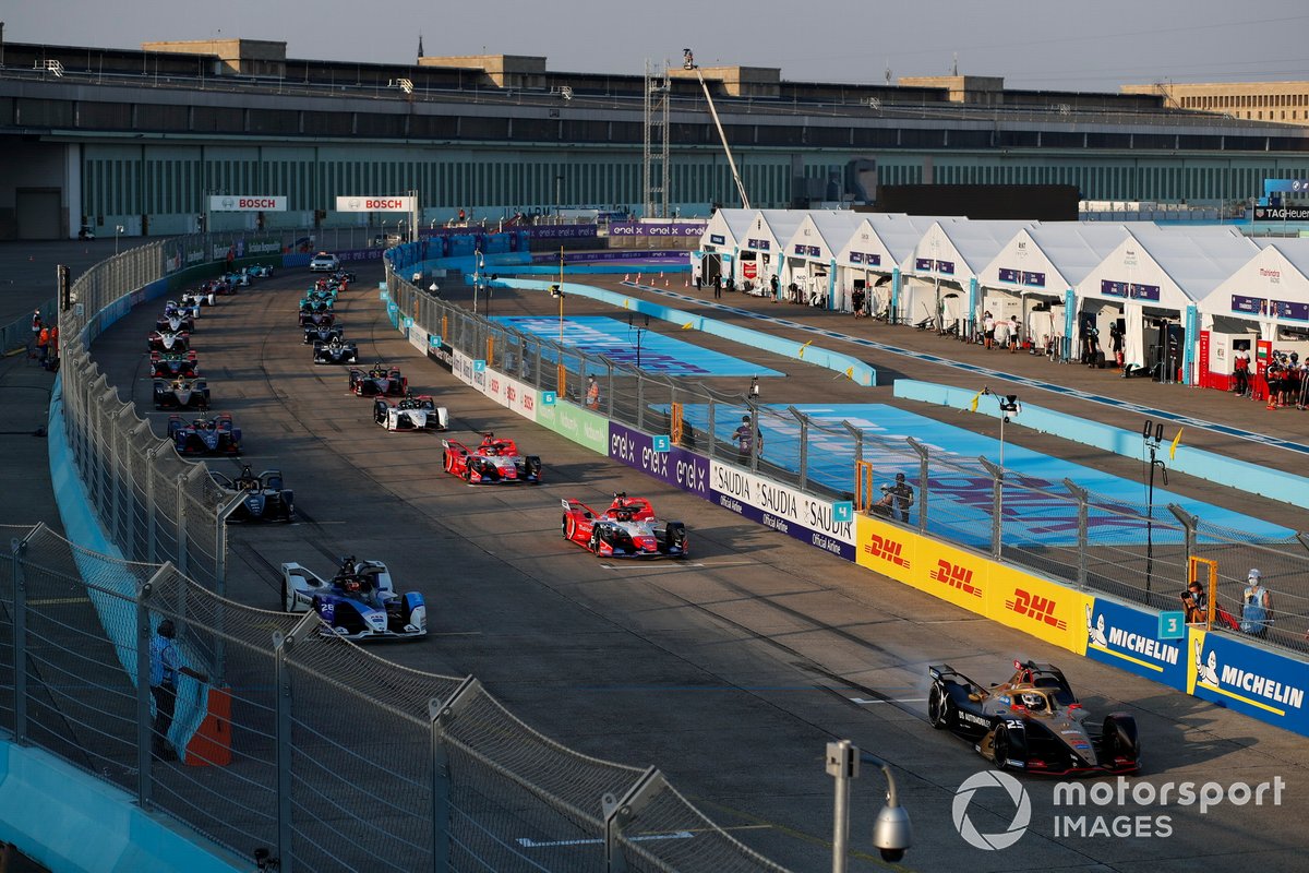 Jean-Eric Vergne, DS Techeetah, DS E-Tense FE20, Maximilian Gunther, BMW I Andretti Motorsports, BMW iFE.20, Jérôme d'Ambrosio, Mahindra Racing, M6Electro