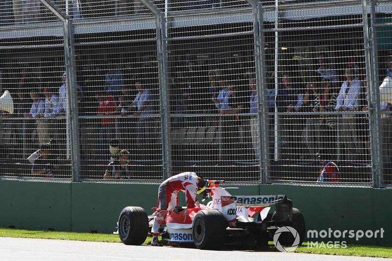 Ralf Schumacher, Toyota retired from the race at the end 