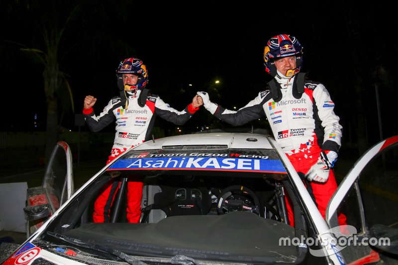 Winner Sébastien Ogier, Julien Ingrassia, Toyota Gazoo Racing WRT Toyota Yaris WRC