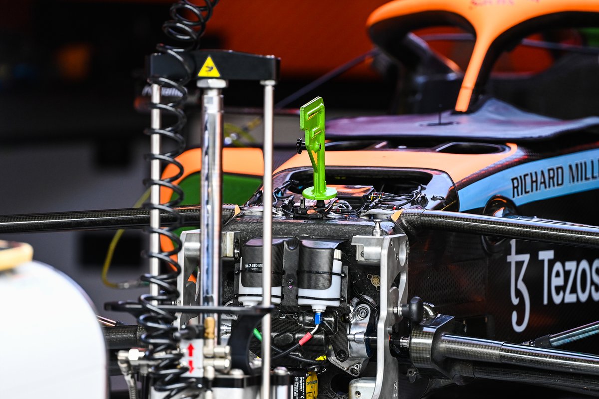 Detalle del McLaren MCL36