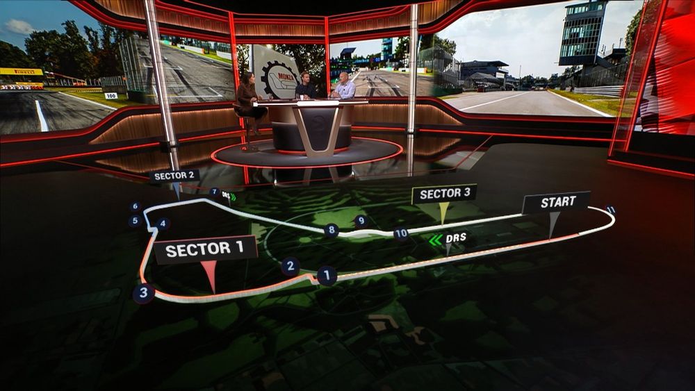 Tijdens de F1-uitzendingen van Viaplay wordt gebruik gemaakt van Augmented Reality.