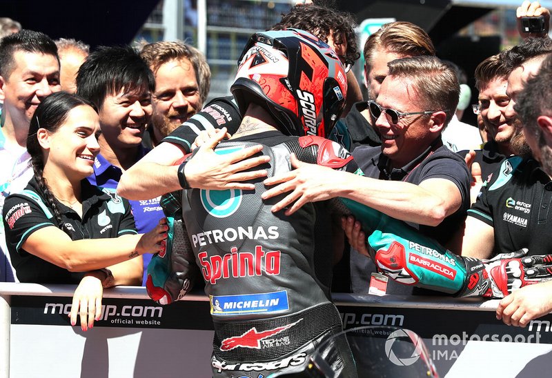 Ganador de la pole Fabio Quartararo, Petronas Yamaha SRT