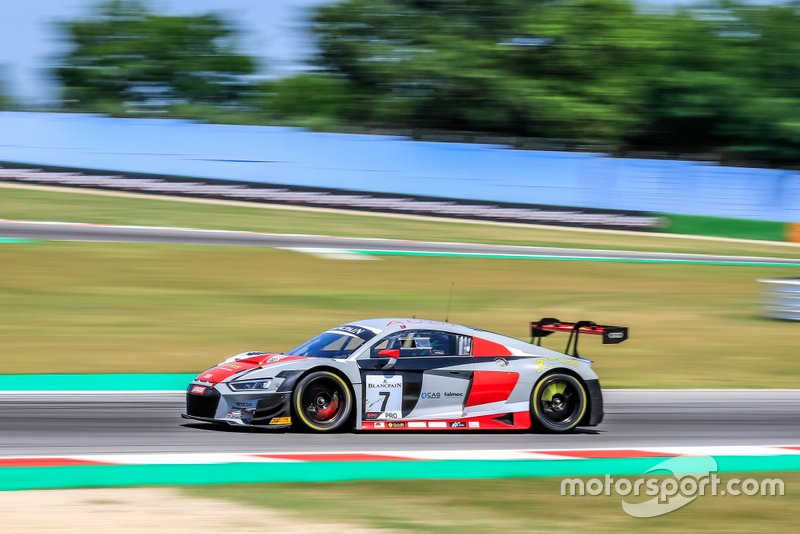 #7 Audi Sport Italia Audi R8 LMS GT3: Andrea Fontana, Pierre Kaffer