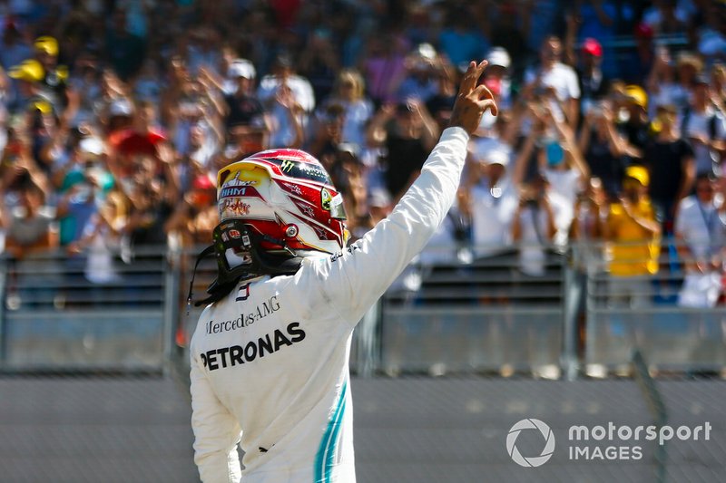 Polesitter Lewis Hamilton, Mercedes AMG F1