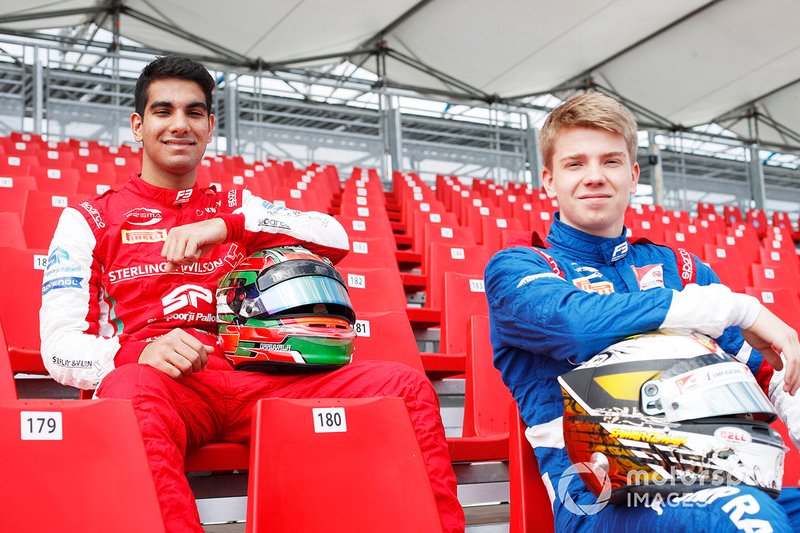 Jehan Daruvala, PREMA Racing and Robert Shwartzman, PREMA Racing