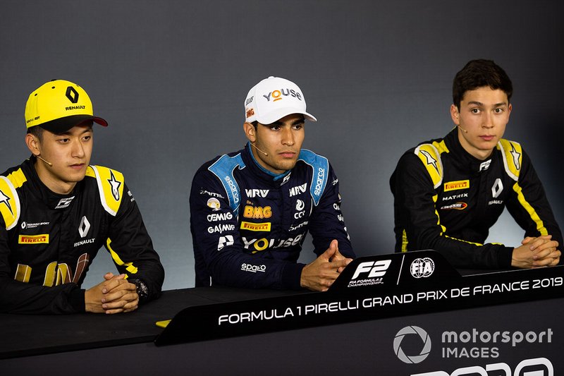 Guanyu Zhou, UNI Virtuosi Racing Sergio Sette Camara, Dams Jack Aitken, Campos Racing