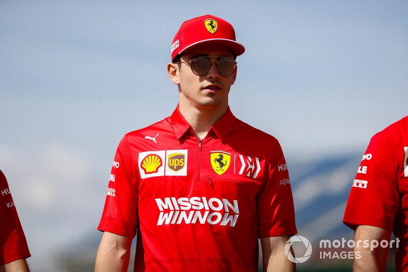 Charles Leclerc, Ferrari cammina sulla pista