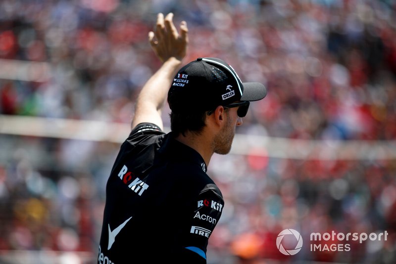 Romain Grosjean, Haas F1, lors de la parade des pilotes