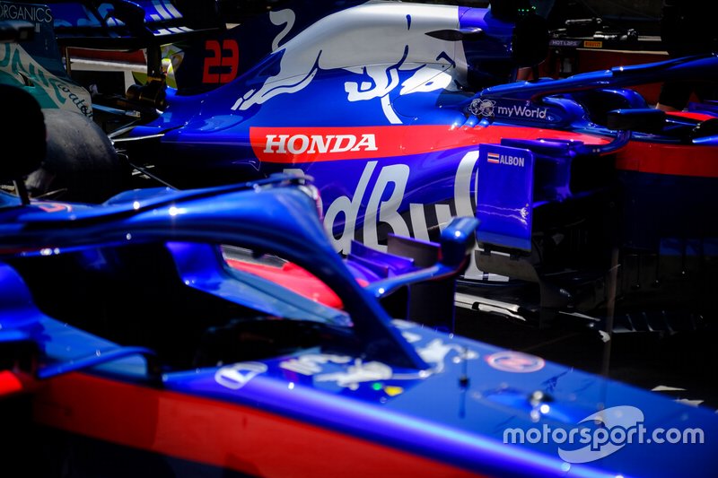 La voiture d'Alex Albon, Toro Rosso STR14