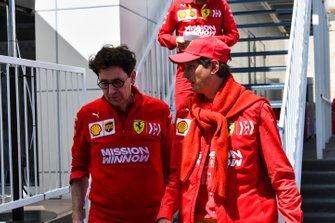 Mattia Binotto, Ferrari Takım Patronu ve John Elkann, CEO, Fiat Chrysler Automobiles