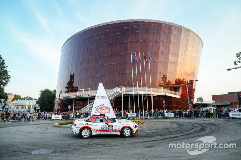 Dariusz Polonski, Lukasz Sitek, Abarth 124 Rally , Rallytechnology, Rally Liepaja, FIA ERC