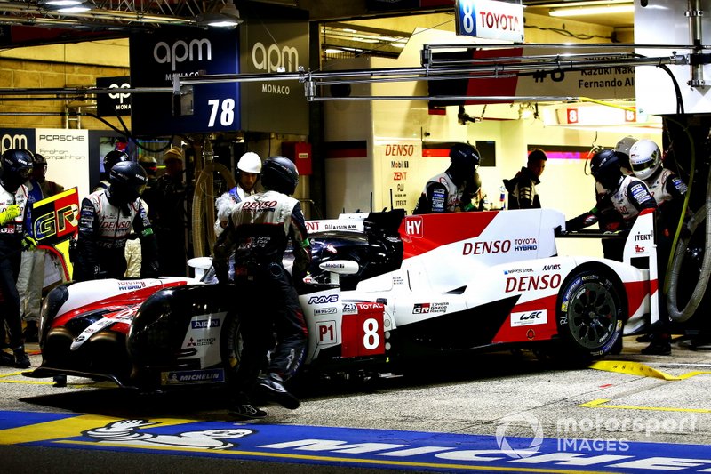 #8 Toyota Gazoo Racing Toyota TS050: Sébastien Buemi, Kazuki Nakajima, Fernando Alonso