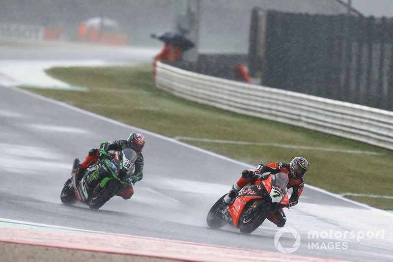 Chaz Davies, Aruba.it Racing-Ducati Team, Leon Haslam, Kawasaki Racing Team