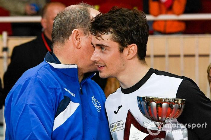 H.S.H. Principe Alberto de Monaco y Charles Leclerc