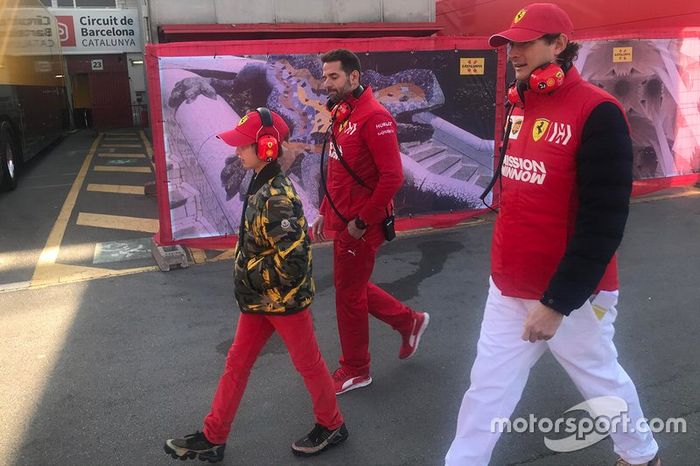 John Elkann, Presidente Ferrari con su hijo
