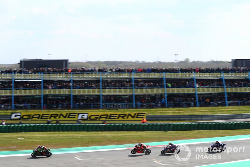 Jonathan Rea, Kawasaki Racing, Chaz Davies, Aruba.it Racing-Ducati Team, Michael van der Mark, Pata Yamaha, Alex Lowes, Pata Yamaha