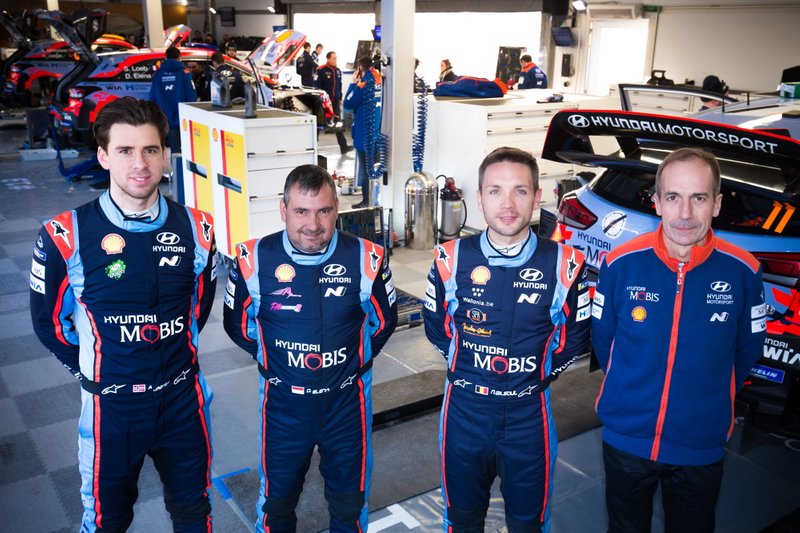 Daniel Elena, Nicolas Gilsoul, Anders Jaeger, Carlos Del Barrio, Hyundai Motorsport