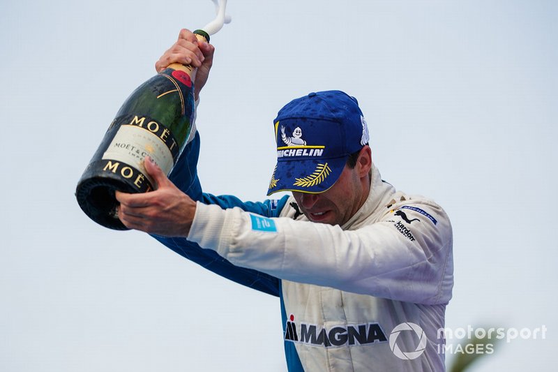 Antonio Felix da Costa, BMW I Andretti Motorsports, celebra en el podio
