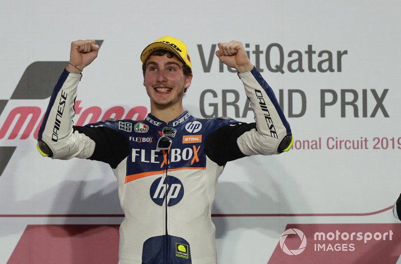 Podio: Ganador de la carrera Lorenzo Baldassarri, Pons HP40