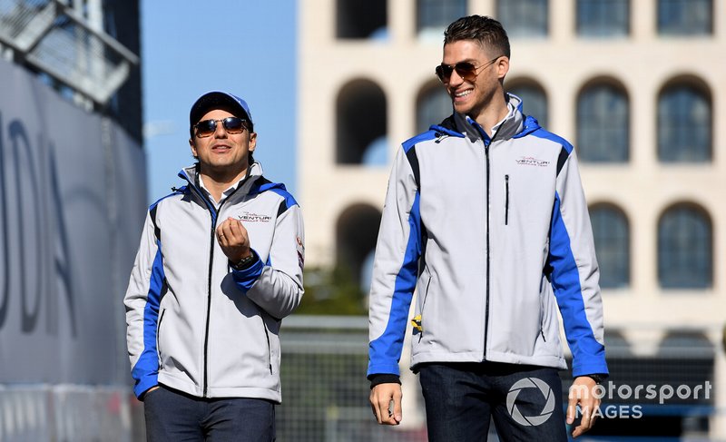 Felipe Massa, Venturi Formula E, Edoardo Mortara (CHE) Venturi Formula E, on a track walk