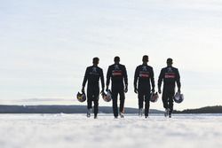 Sébastien Loeb, Kevin Hansen, Timmy Hansen et Davy Jeanney