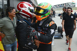 Winner Pedro Piquet and third place Jehan Daruvala