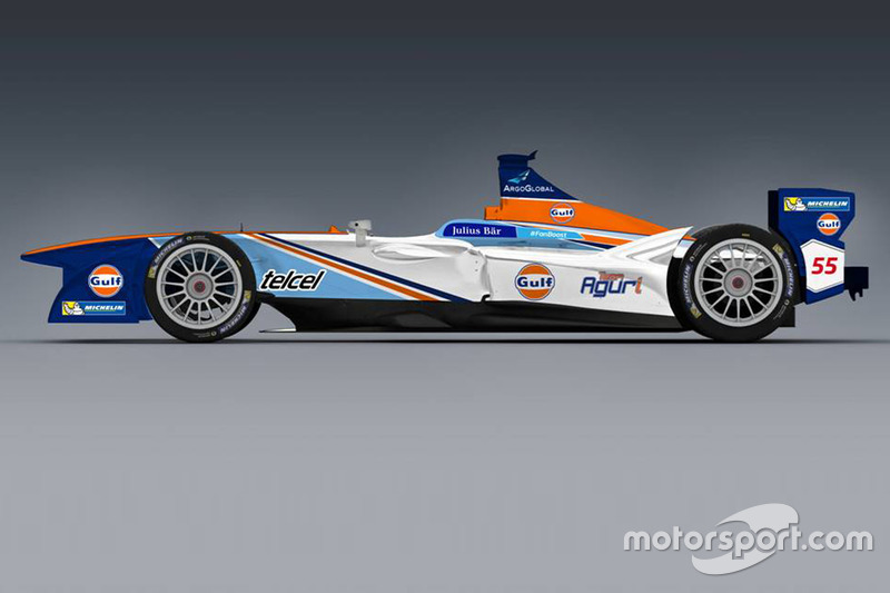 Team Aguri, nuova livrea Gulf Racing