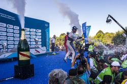 Podium: Winner Sam Bird, DS Virgin Racing Formula E Team; second place Sébastien Buemi, Renault e.Dams; thrid place Lucas di Grassi, ABT Schaeffler Audi Sport