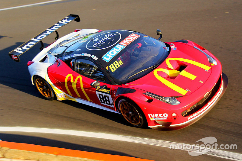 #88 Maranello Motorsport Ferrari 458 Italia GT3: Mika Salo, Toni Vilander, Tony D'Alberto, Grant Den