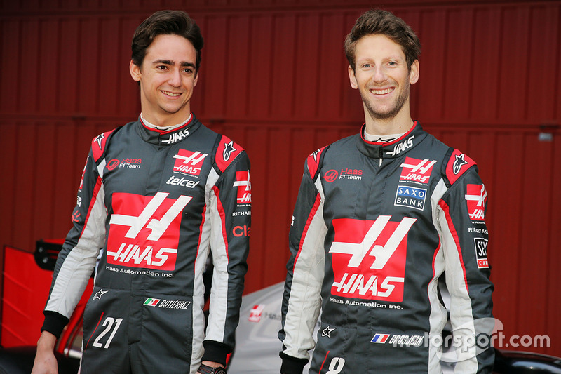Esteban Gutierrez y Romain Grosjean, Haas F1 Team VF-16
