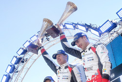Les vainqueurs Jari-Matti Latvala, Miikka Anttila, Toyota Yaris WRC, Toyota Racing