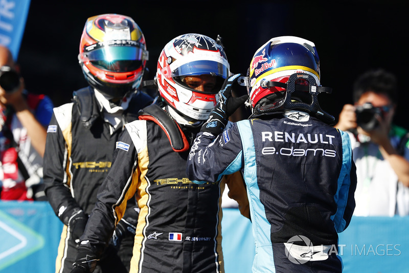 Sébastien Buemi, Renault e.Dams, Stéphane Sarrazin, Techeetah