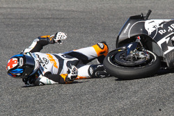 Chute de Bradley Smith, Red Bull KTM Factory Racing