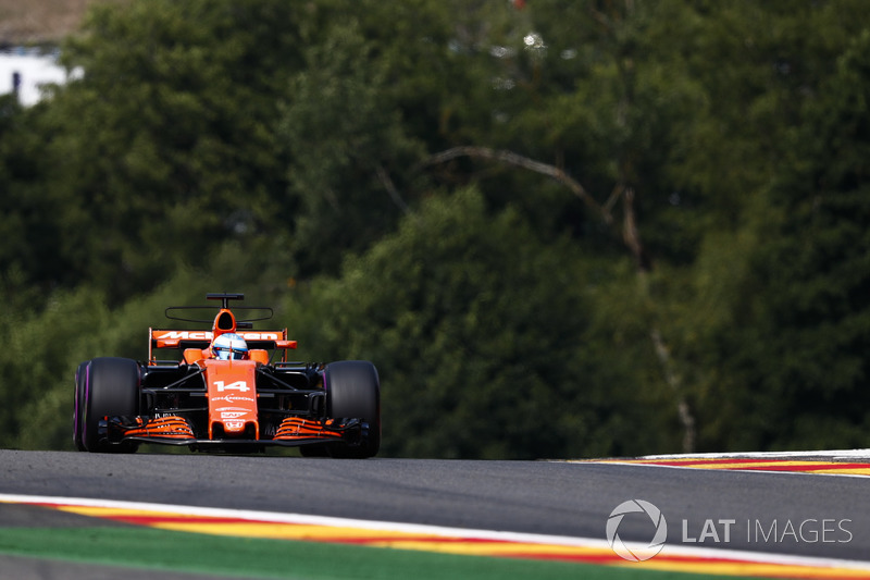 Fernando Alonso eventually retires, after a weather enquiry