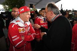 Sergio Marchionne, CEO FIAT and Kimi Raikkonen, Ferrari at Ferrari 70th Anniversary