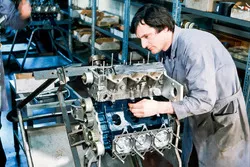 Construction du moteur de F1