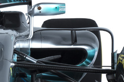 Mercedes AMG F1 W08 detalle