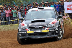 Sanjay Takale, Noriko Takeshita, Subaru Impreza WRX, Cusco Racing