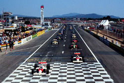Start: Alain Prost, McLaren MP4/5 Honda