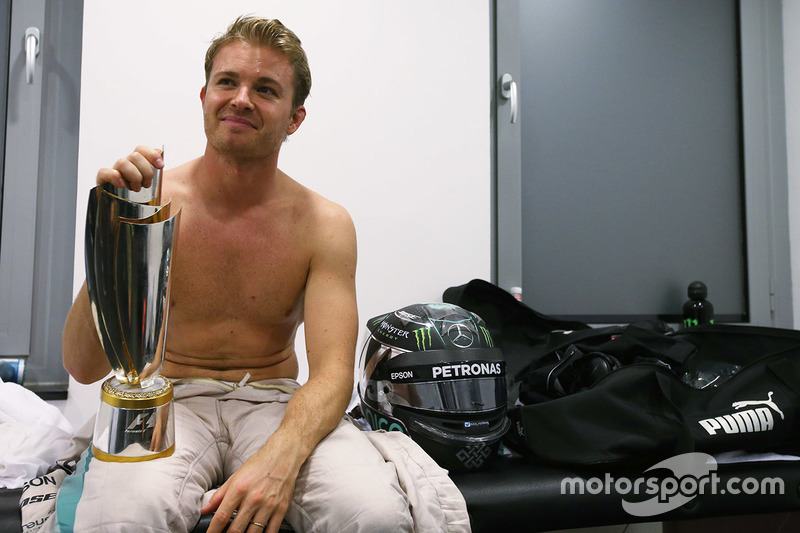 Nico Rosberg, Mercedes AMG F1 celebrates his World Championship