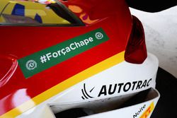 Shell car remembering Chapecoense