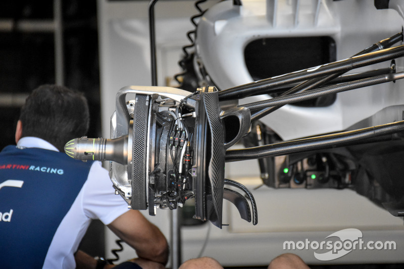 Williams FW40, detalle freno