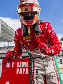 Charles Leclerc, PREMA Powerteam, auteur de la pole position